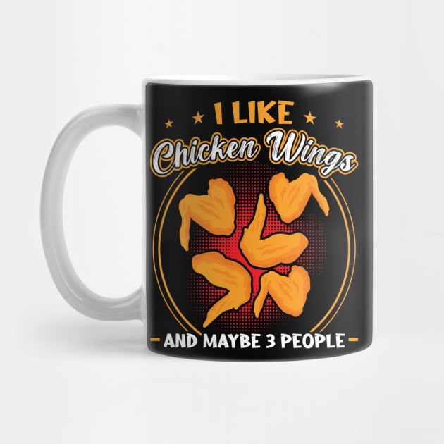 I like Chicken Wings and maybe 3 people by Peco-Designs